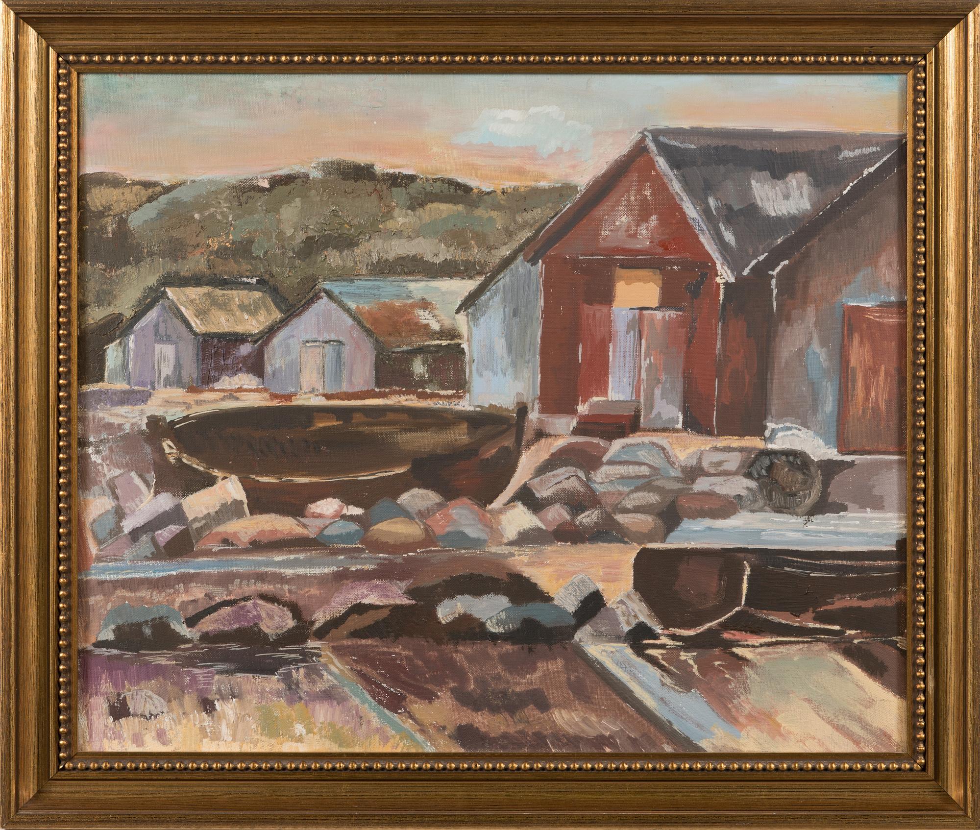 TUNTEMATON TAITEILIJA 1900-LUKU, öljy kankaalle, ei signeerattu.