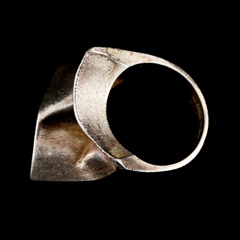 RING, sterlingsilver, Björn Weckström, Lapponia, Finland, 1900-talets fjärde kvartal. Vikt ca 17 g.