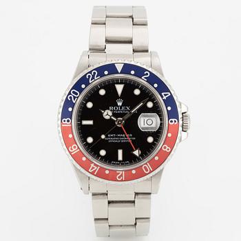 Rolex, Oyster Perpetual Date, GMT-Master, wristwatch, 40 mm.