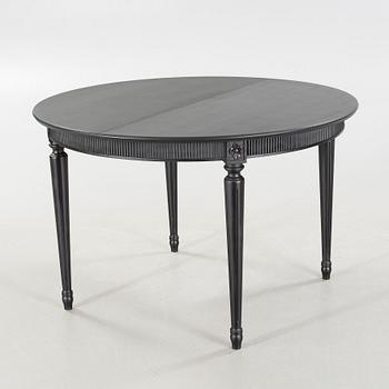 A gustavian style dining table, late 20th century.