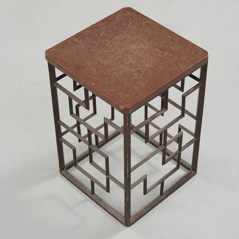Carl Hörvik, 'Blomster', a Swedish grace cast iron flower table, Näfveqvarns Bruk, Sweden early 1920's.