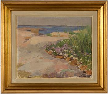 Nils Tydén, oil on panel, signed.
