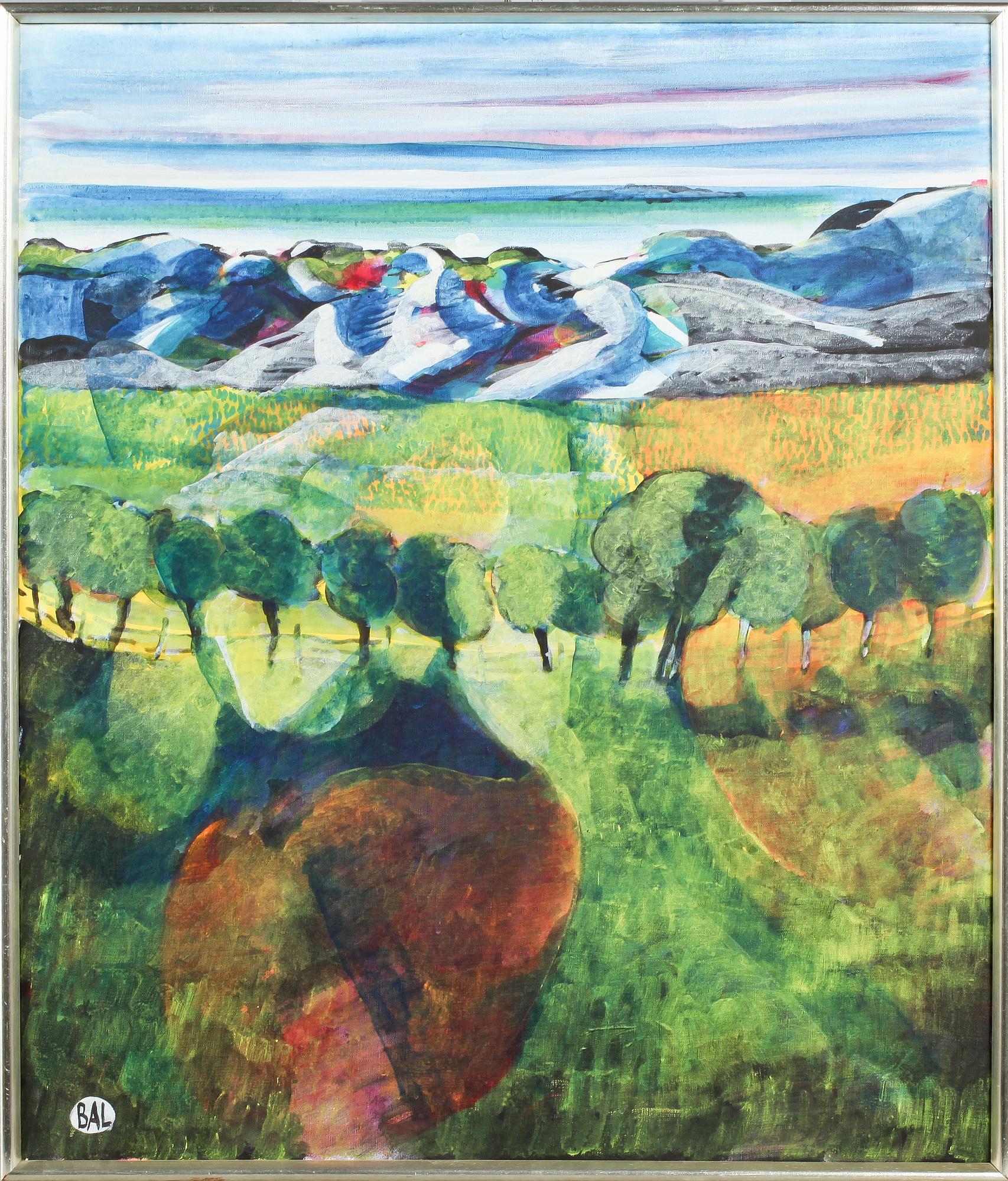 BENGT ARNE LINDEROS, olja på duk, signerad.