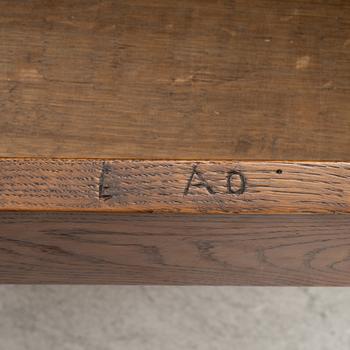 A Swedish provincial table, dated 1792.