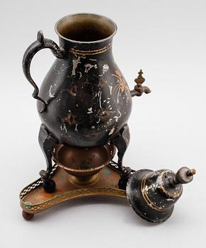 TESAMOVAR, målat tenn, 1700-tal.