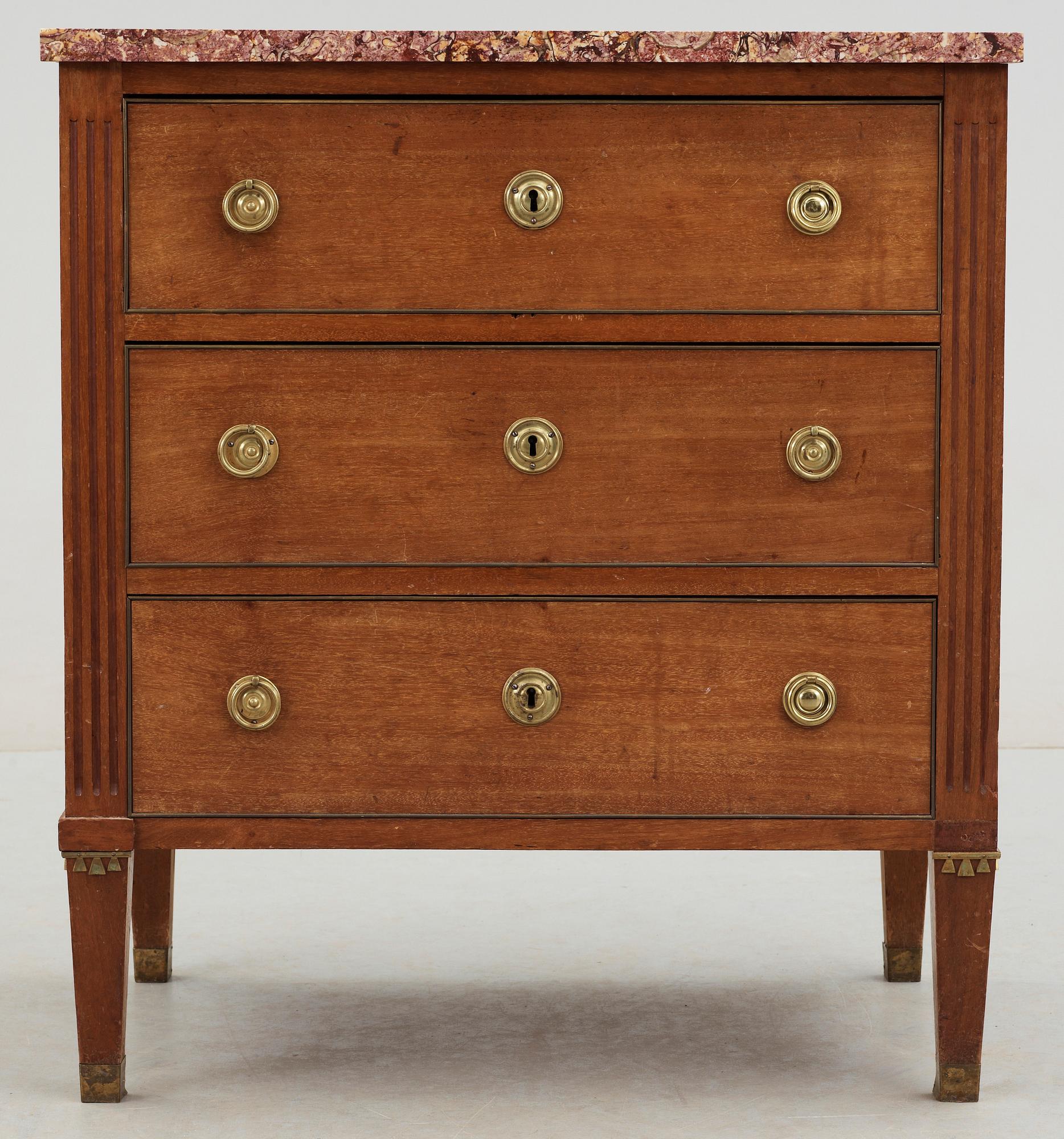 BYRÅ, gustaviansk stil, 1800-talets slut/1900-talets början.