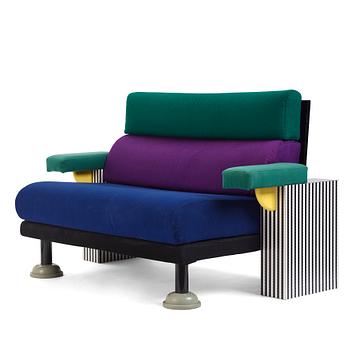 Michele De Lucchi, a "Lido" sofa, Memphis, Italy, post 1982.