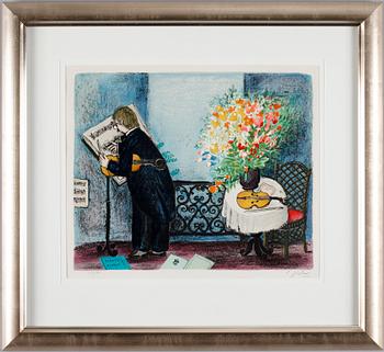 Lennart Jirlow · LENNART JIRLOW, färglitografi, 237/310, sign.