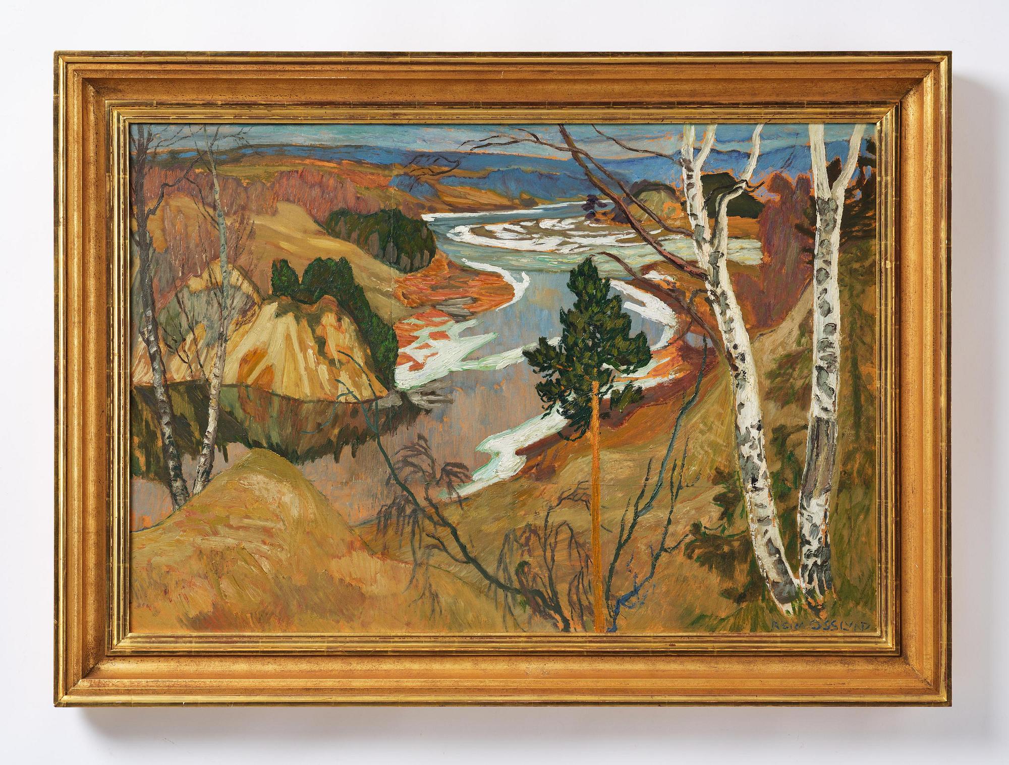 Helmer Osslund, "Tidig vår, Österås" ("Early Spring, Österås").