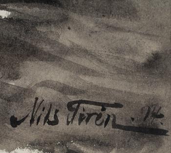 NILS TIRÉN, akvarell, signerad, o otydl dat - 16?.