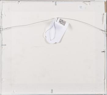 etching and drypoint, later signature.