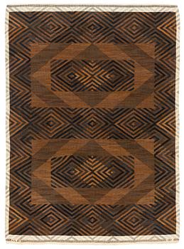 Ingrid Dessau, a carpet, "Kreta"  flat weave, ca 248 x 180 cm, signed KLH ID.