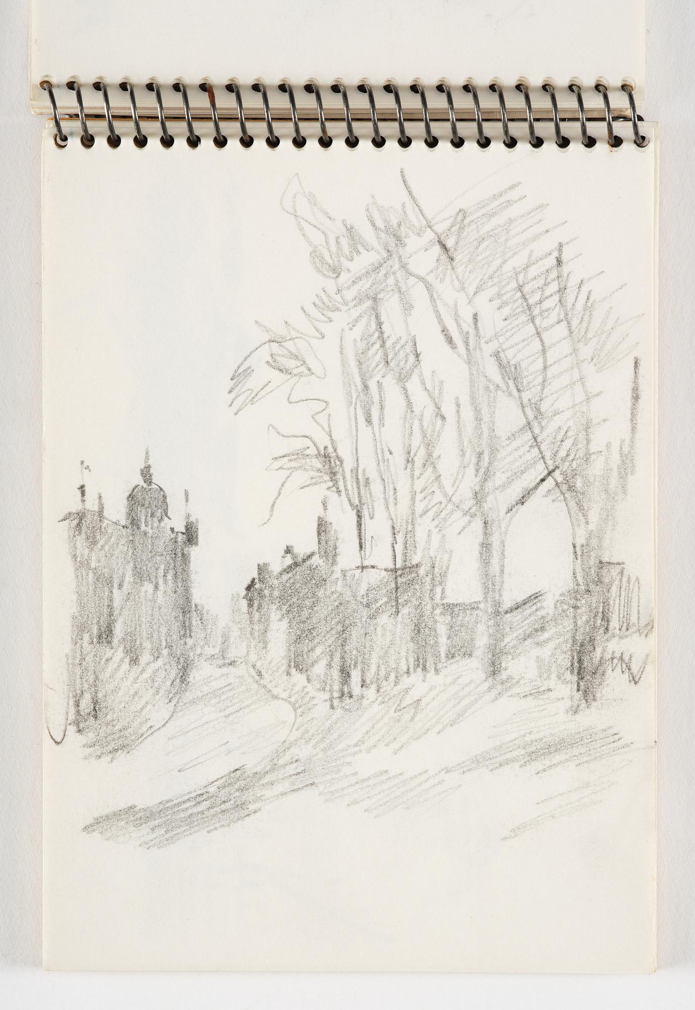 Lotte Laserstein, 4 skissböcker med blyertsteckningar.