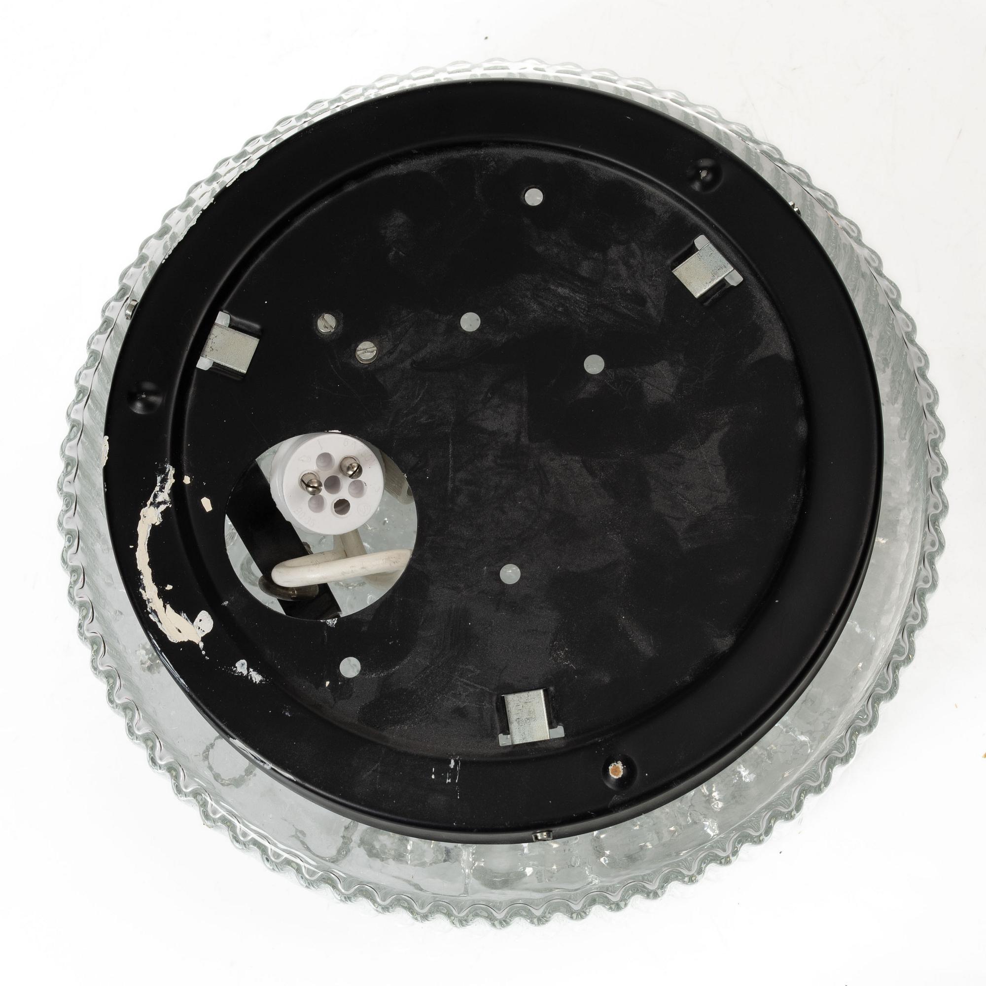 Ceiling lamp, Glashütte Limburg, Germany.