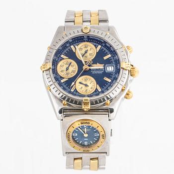BREITLING, Chronomat, "Tachymetre", chronograph, wristwatch, 39 mm,