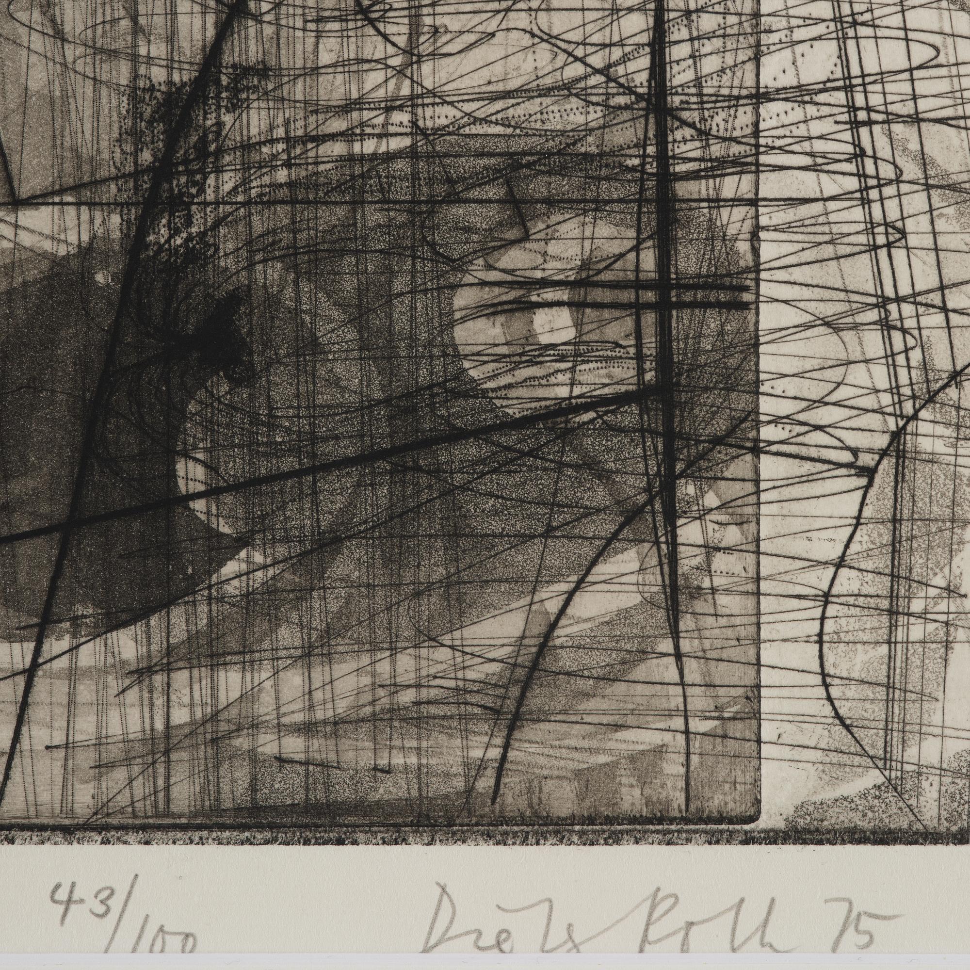 Dieter Roth, Utan titel ur: "Hommage aux Prix Nobel" (Nobelprismappen).