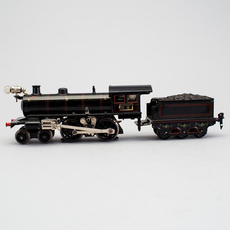 MÄRKLIN, ånglok med tender F 13040, 0-skalan, Tyskland, 1920-tal.