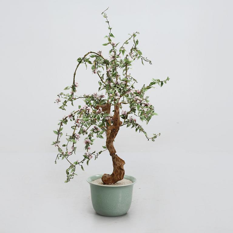 BORDSDEKORATION, troligen Kina, sent 1900-tal.