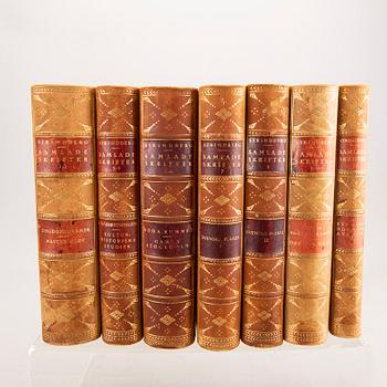 A set of 36 volumes "Samlade skrifter av August Strindberg" 1919.