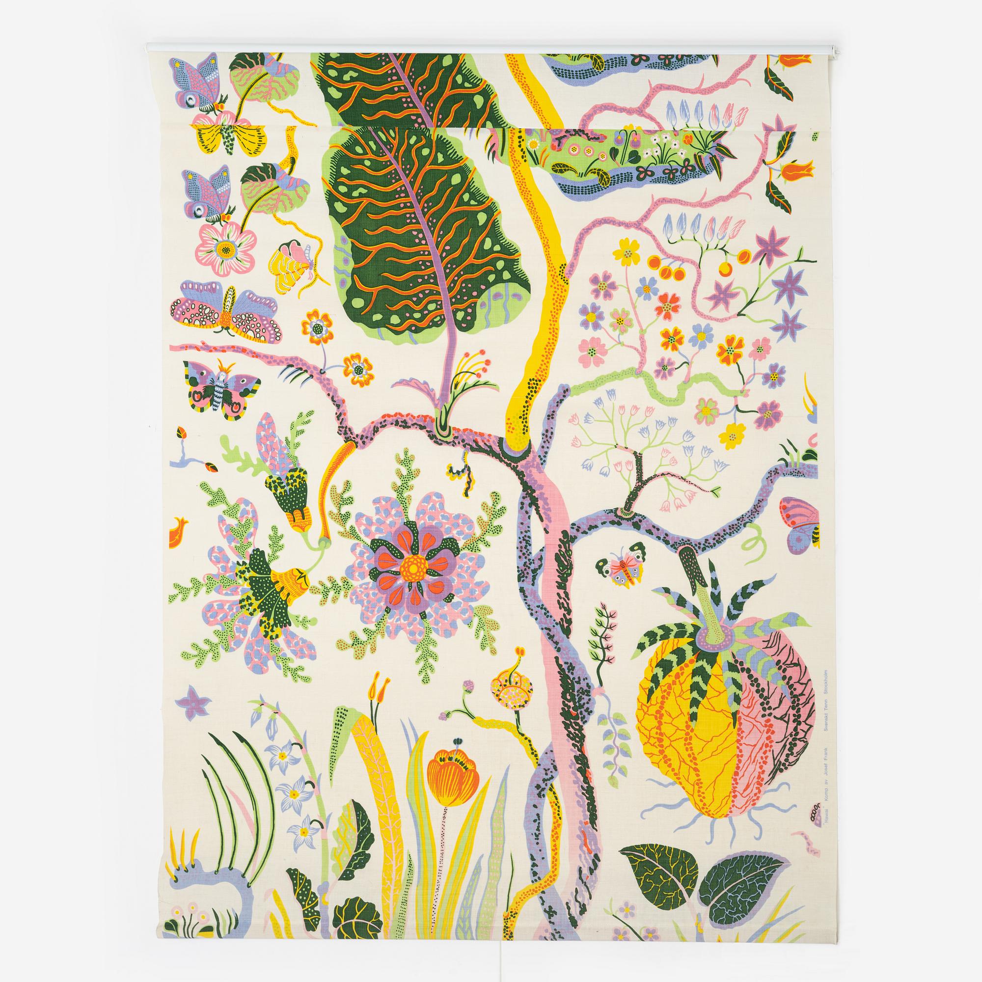 Josef Frank, rullgardin, "Hawaii", Svenskt Tenn.