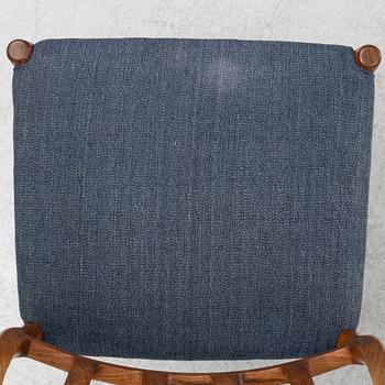 Niels Møller, three chairs, model 83, J.L. Møllers Møbelfabrik, Denmark, 1960's.