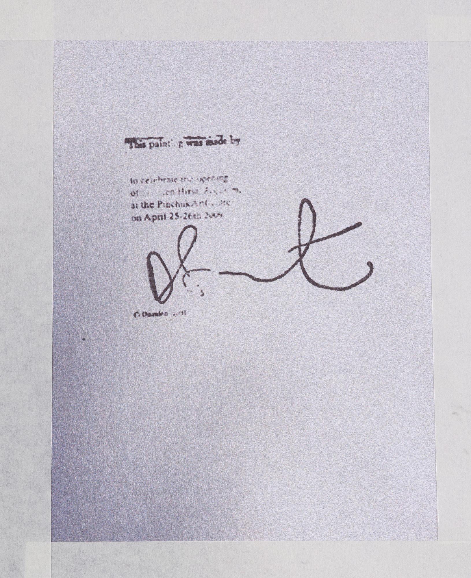 Damien Hirst, "Untitled (Heart Spin Painting)".