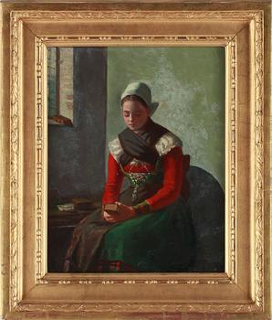 EMMA TOLL, olja på duk, sign o dat 1878.