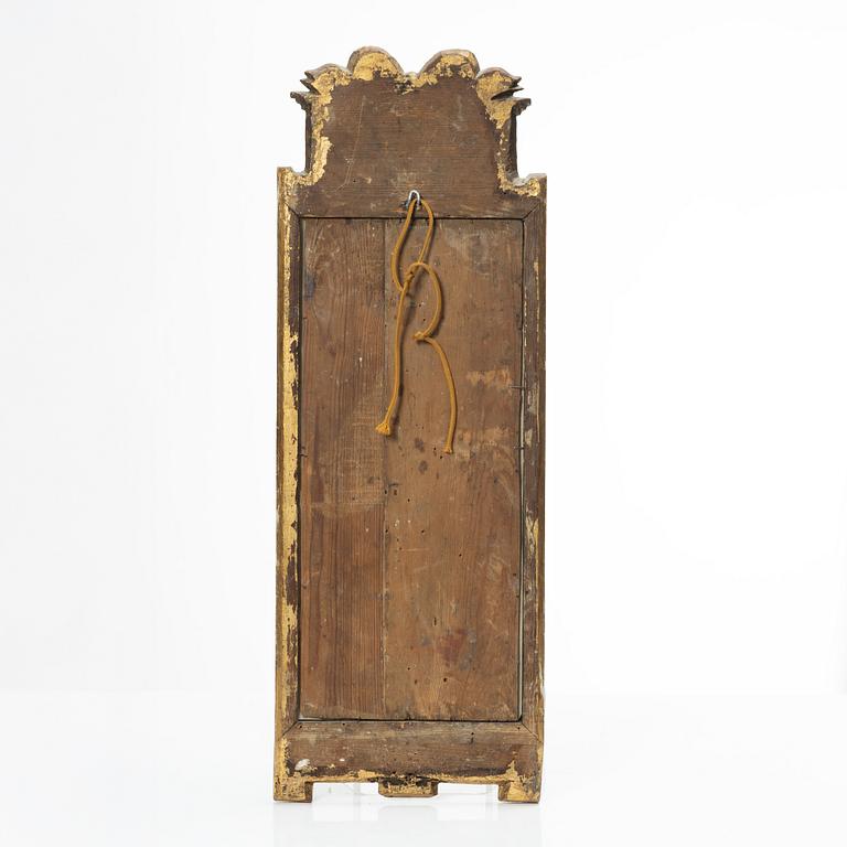 Mirror wall lamp, Gustavian, late 18th century.