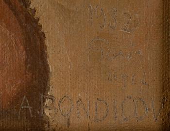 ALEXANDRE BONDIKOV. Olja på duk. Sign och dat 1938.