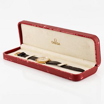 Omega, 18K gold, Seamaster, Jubilee, wristwatch, 32.5 mm.