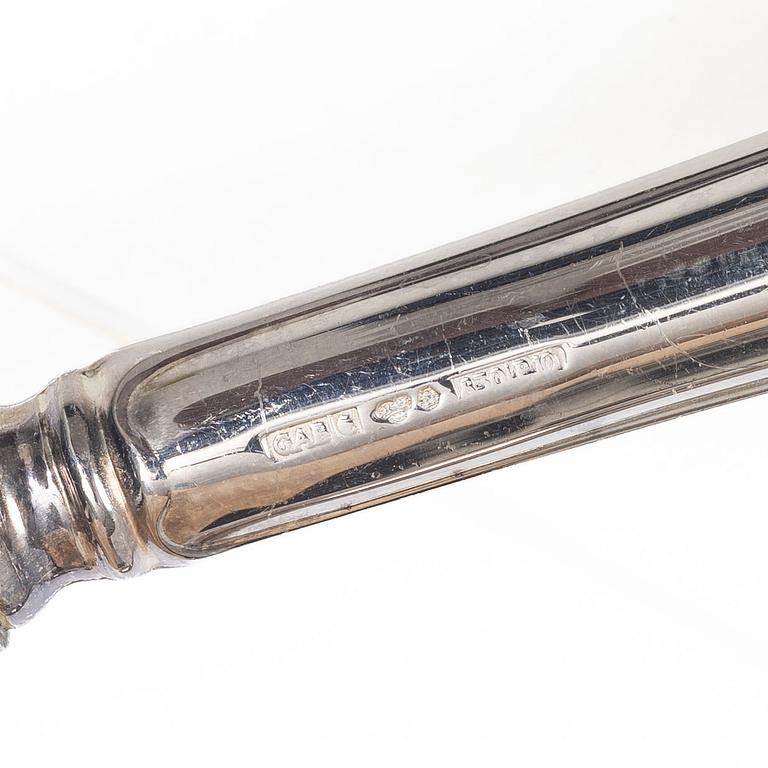 Cutlery set, 149 pieces, silver, “Svensk” pattern, including CG Hallberg, Stockholm 1939.