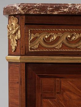 A Louis XVI secretaire by P Pioniez.