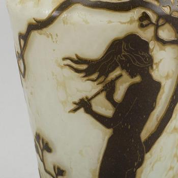 DAUM NANCY, a signed and dated  cameo glass vase.