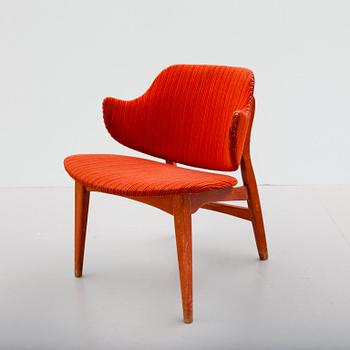 FÅTÖLJ, "Shell Chair", Ib Kofod Larsen, Danmark, 1960-tal.