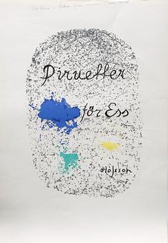 PIERRE OLOFSSON, färgserigrafier, 4 st, sign o numr 30/40.