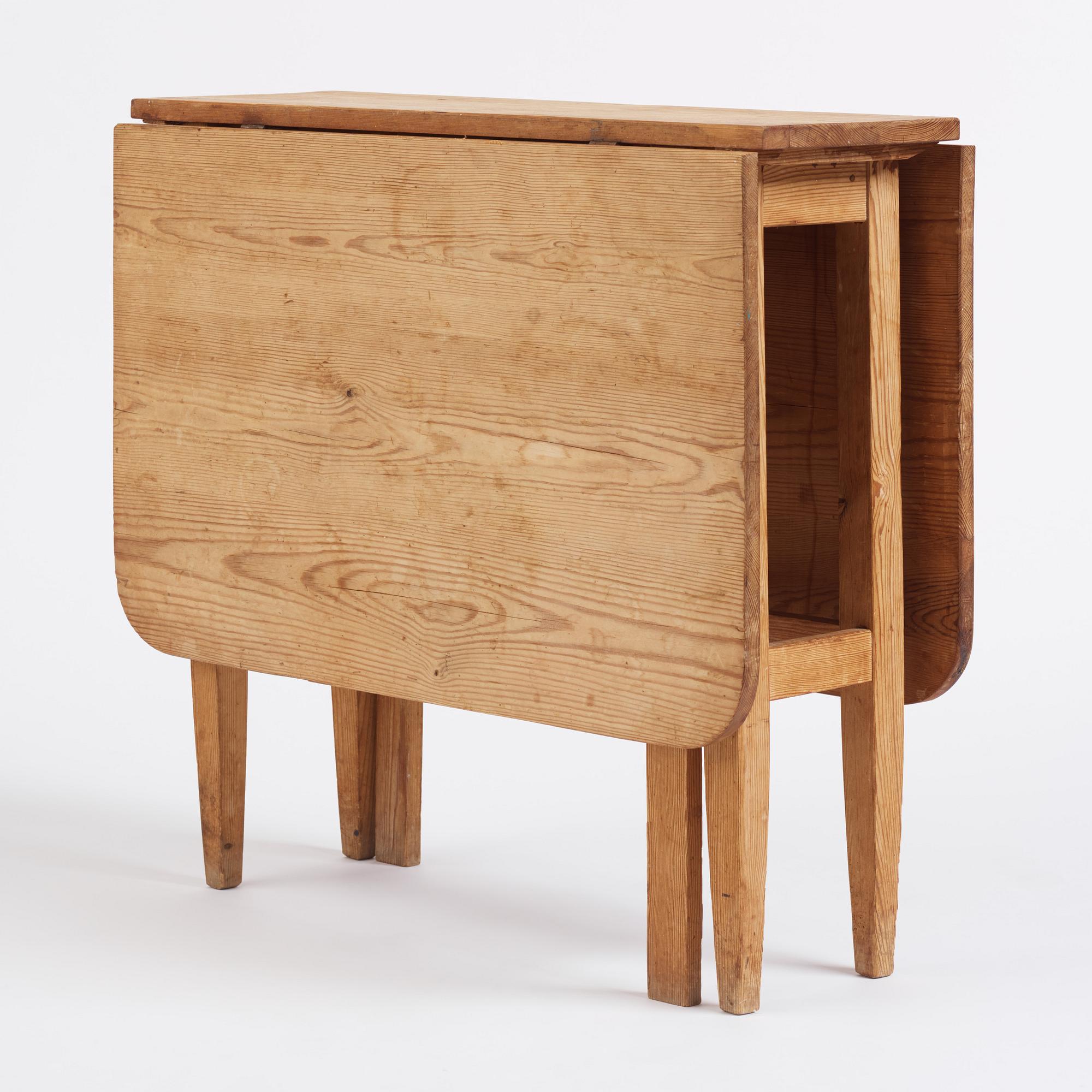 Göran Malmvall, a drop-leaf table, variant of model "128", sports cabin furniture, Karl Andersson and Söner, 1940s.