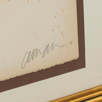 FERNANDEZ ARMAN, lithograph, signed and numbered 124/300.