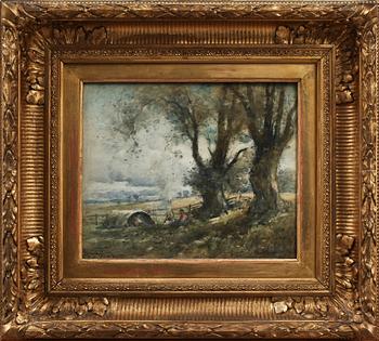 George Russell Gowans · GEORGE RUSSELL GOWANS, akvarell, sign.