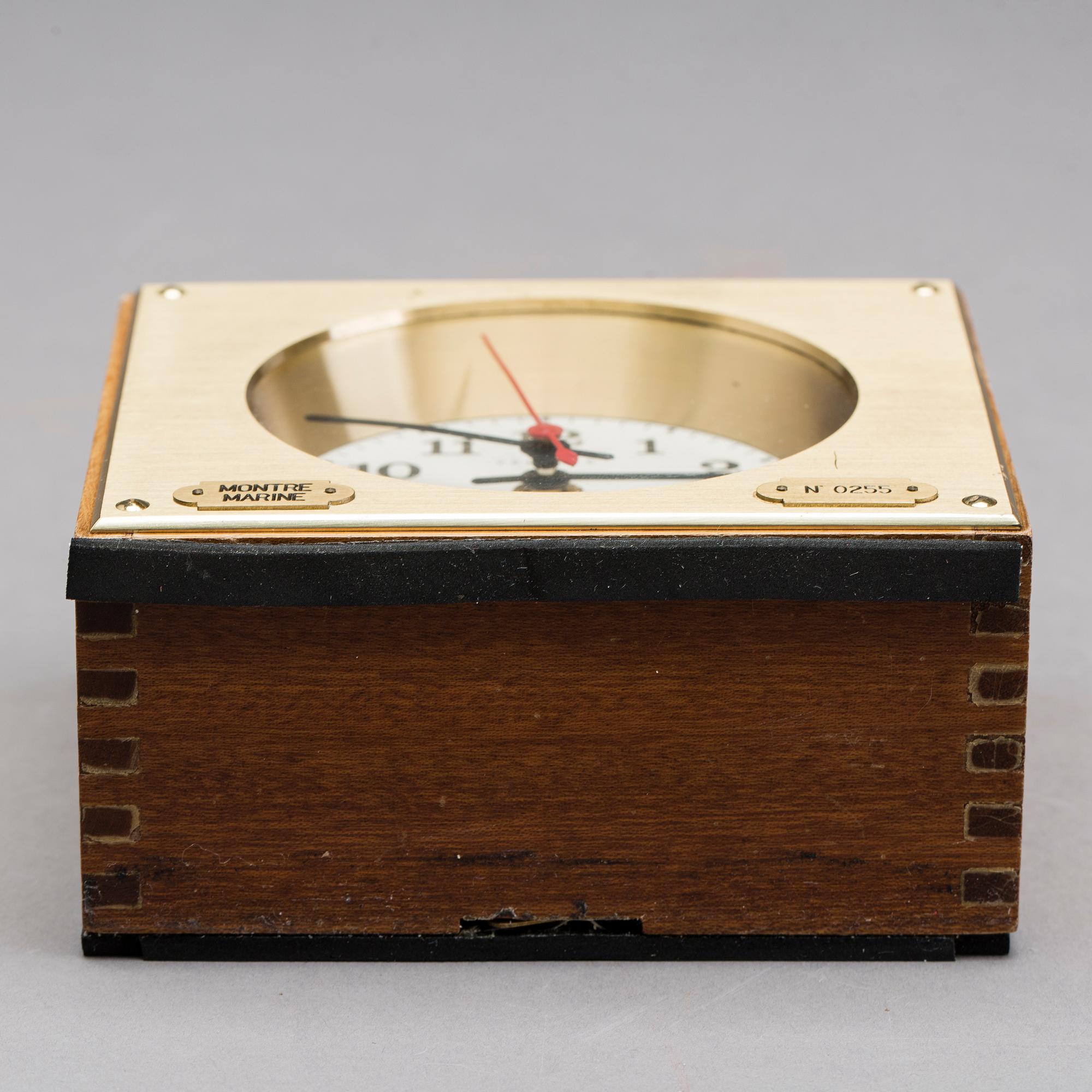 A Vedette boat clock.