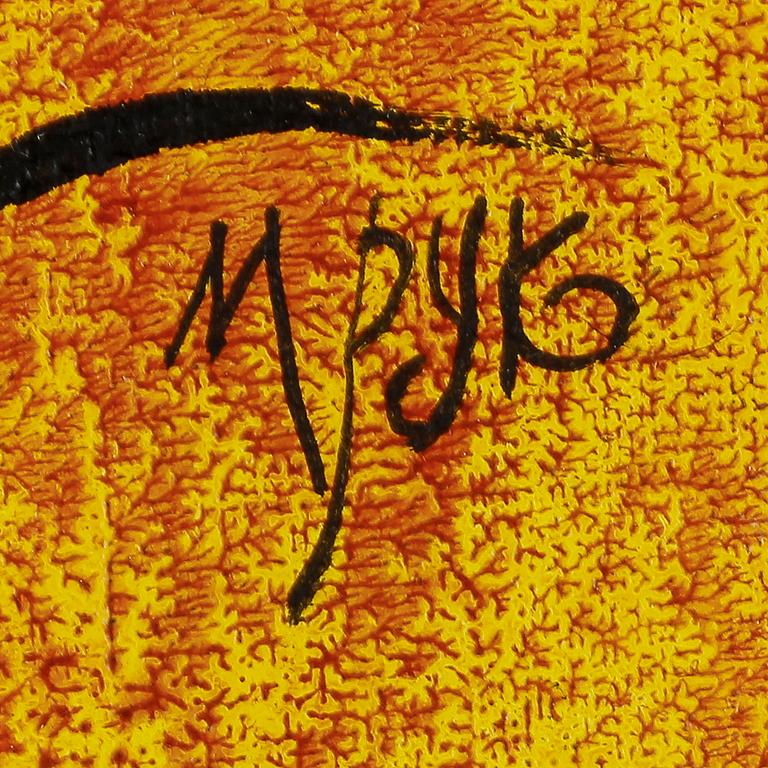 MADELEINE PYK, olja på duk, signerad.