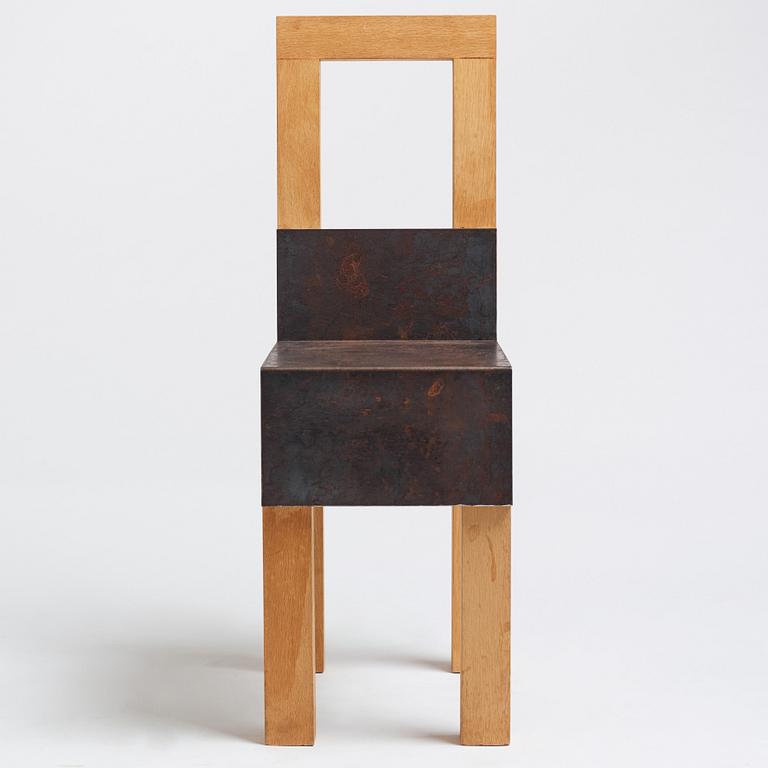 Jonas Bohlin, a 'Sto', chair, ed. HC 1/VII, Jonas Bohlin Design AB Stockholm, post 1990.