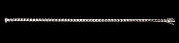ARMBAND, 18 k vitguld, Rivière, 56 briljantslipade diamanter tot 5.33 ct.