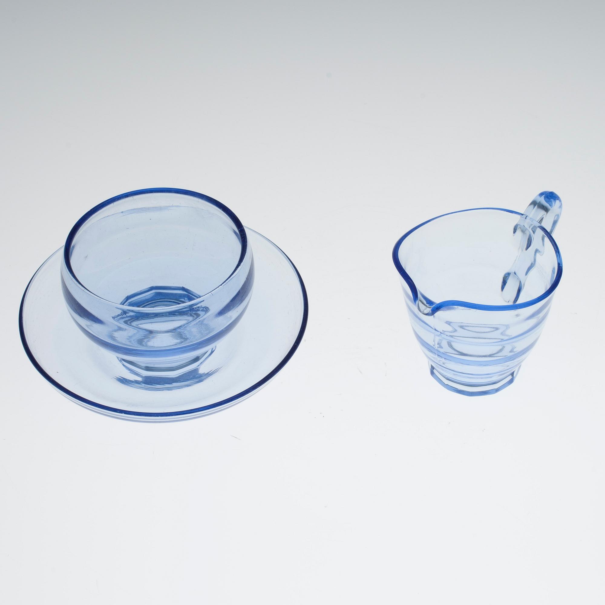 FAT, SKÅL och GRÄDDSNÄCKA, glas, 