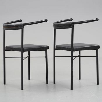 Jonas Bohlin, "Point", stolar, 8 st, Källemo AB, Värnamo, efter 1985.