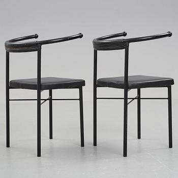 Jonas Bohlin, a set of eight "Point" chairs for Källemo, Värnamo, Sweden post 1985.