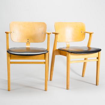 TUOLEJA, 4 kpl, "Domus" Ilmari Tapiovaara, Keravan puutyö 1950-luku.