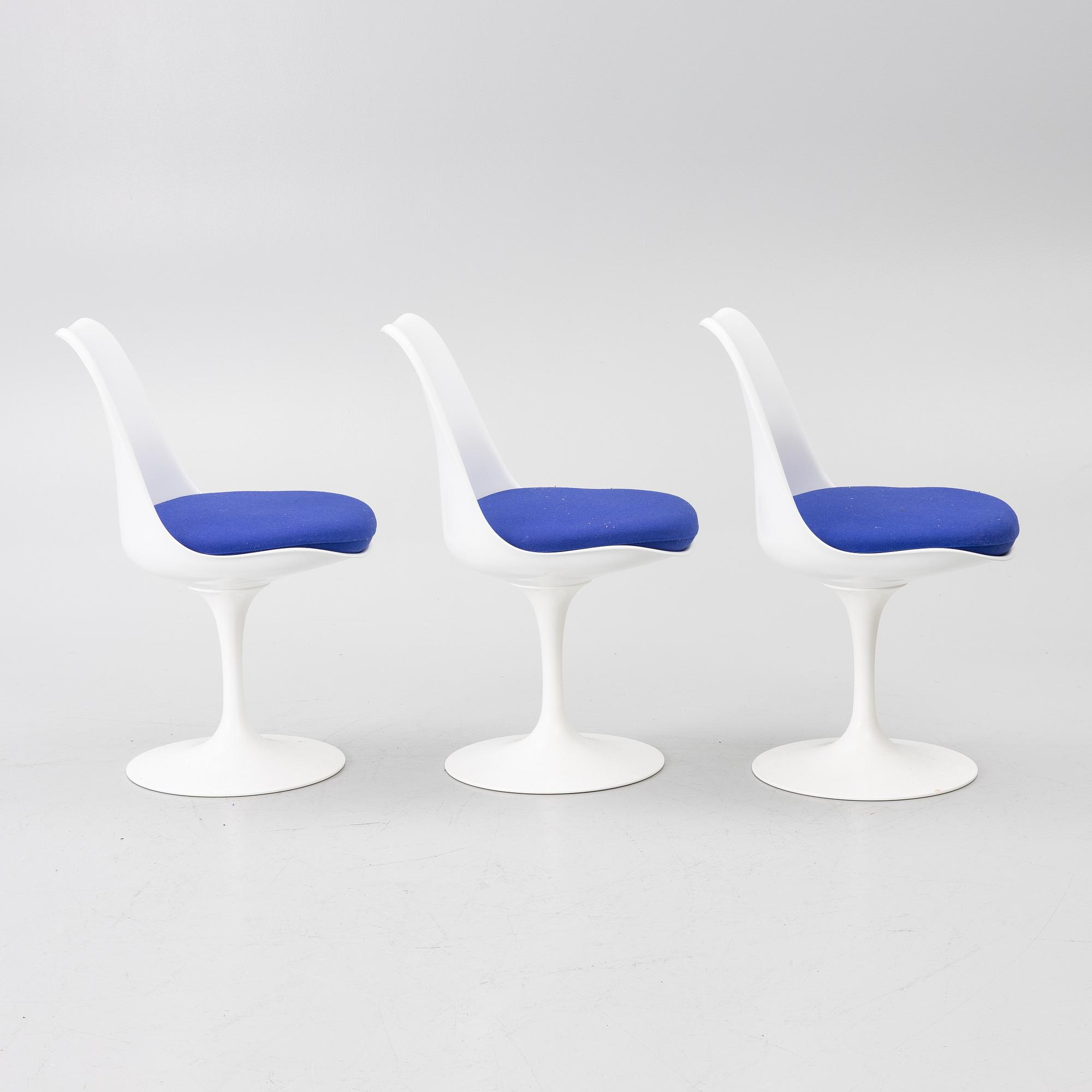 Eero Saarinen, Chairs, “Tulip”, 3, Knoll International.