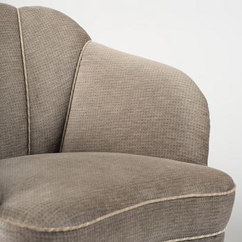 Swedish Modern, fåtöljer, ett par 1940-50-tal.