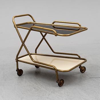 A late 20th Century serving trolley.