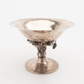 Johan Rohde, skål på fot,  sterling silver Firma Georg Jensen, Köpenhamn modell nr 264.